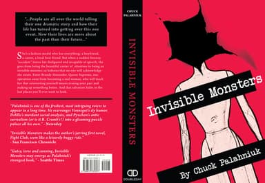 Alternative Book Cover designed by a fan of the book Invisible Monsters Alternative Book Cover designed by a fan of the book