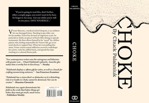 Alternative Book Cover designed by a fan of the book Choke Alternative Book Cover designed by a fan of the book